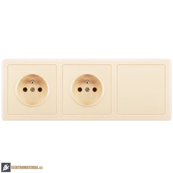 Rámeček ABB Swing 3901G-A00030 C1 trojnásobný krémový