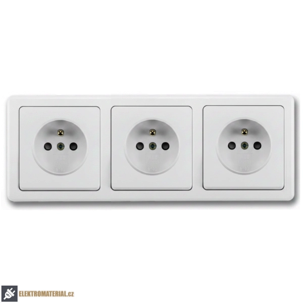 Rámeček ABB Swing 3901G-A00030 S1 trojnásobný světle šedý