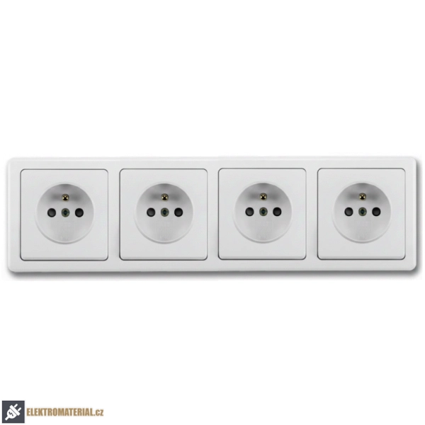 Rámeček ABB Swing 3901G-A00040 S1 čtyřnásobný světle šedý