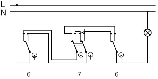 Vypínač Swing ABB 3557G-A07940 D1 křížový č.7, IP 44 s krytem s drápky béžový