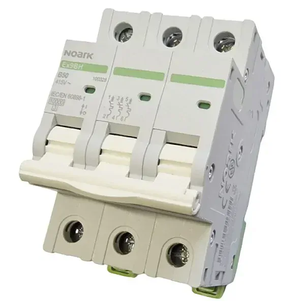 Noark 100328 Ex9BH 3P B50 Instalační jistič 10 kA, charakteristika B, 50 A, 3pól