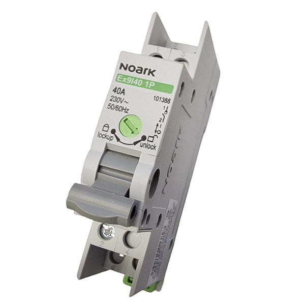 Noark 101388 Ex9I40 1P 40A  Instalační vypínač, šířka 1 modul, 1pól, 40A