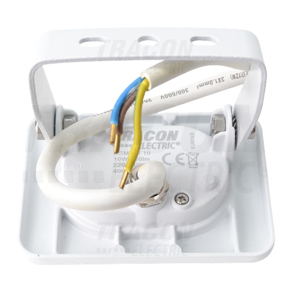 Tracon RSMDLF10 SMD reflektor, bílý 220-240V AC, 10W, 4000K, IP65, 800lm, EEI=G