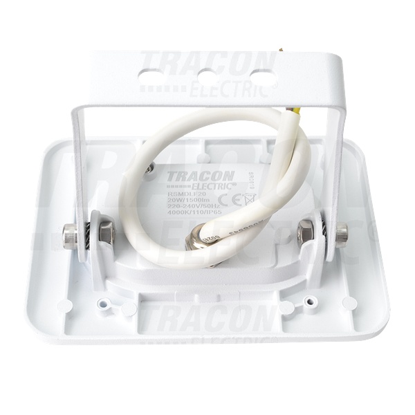 Tracon RSMDLF20WW SMD reflektor, bílý 20W, 3000K, IP65, 220-240V AC, 1500lm, EEI=G