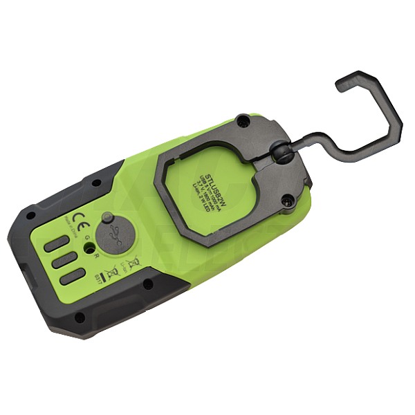 Tracon STLUSB2W Akumulátorová ruční LED svítilnas USB vstupem 2 W, 6000K, 3,7V, 1800mAh, 200 lm, IP44, 3 h