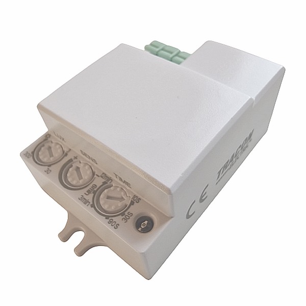 Tracon TMB-L01D Mikrovlnný snímač pohybu , do svítilny 230 VAC, 5,8 GHz, 360°, 1-6 m, 10 s-12 min, 3-2000lux