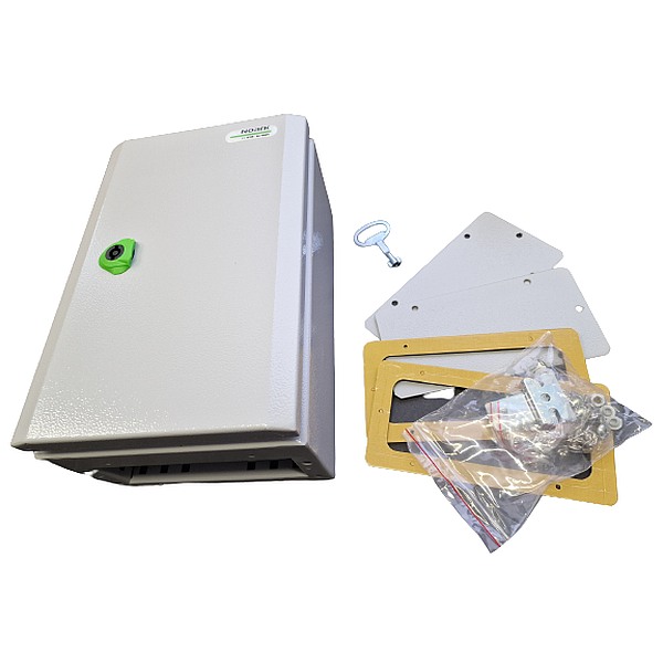 Noark 110562 IP66 oceloplechové rozvodnice MHS 30 20 15, rozměry 300x200x150 mm