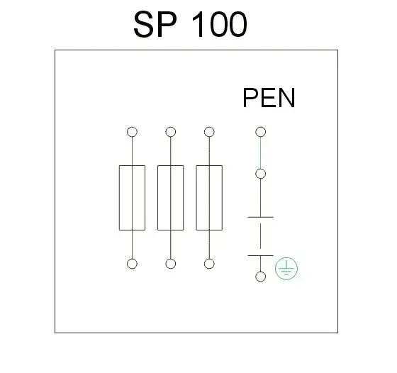 DCK SP100/NVP1P ČEZ Rozvaděč přípojkový *504100102