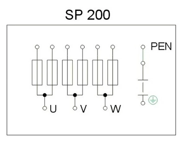 DCK SP200/NVP1P ČEZ Rozvaděč přípojkový *504200102