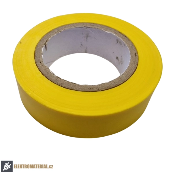 Izolační páska PVC 15x10 žlutá
