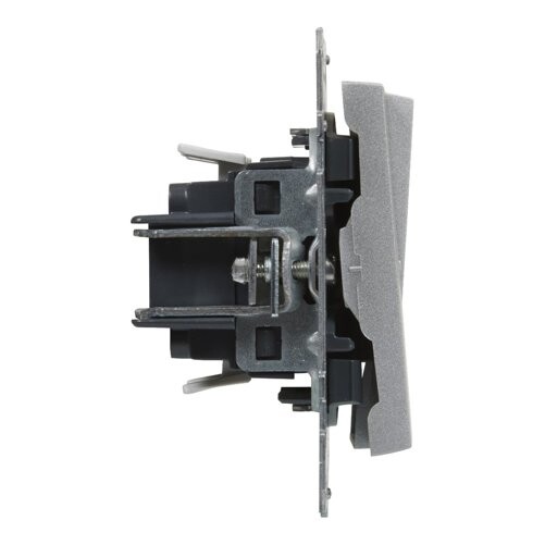LEGRAND 721308 SUNO dvojitý střídavý přepínač č.6+6, hliník