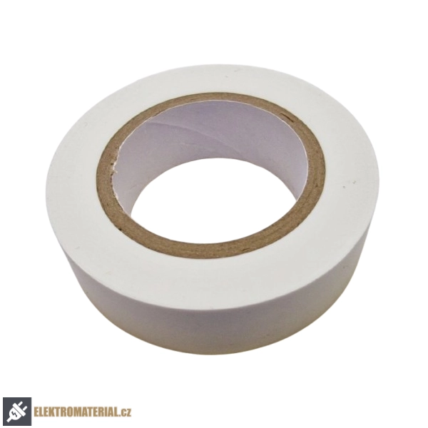 Izolační páska PVC 15x10 bílá