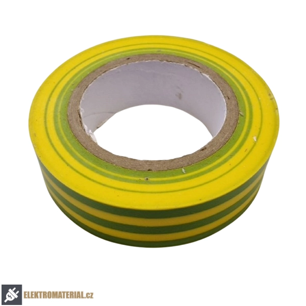 Izolační páska PVC 15x10 zel.žlutá