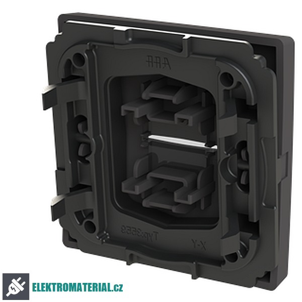ABB 3559T-A00653 237 ZONI Kryt spínače jednoduchý, s průzorem matná černá