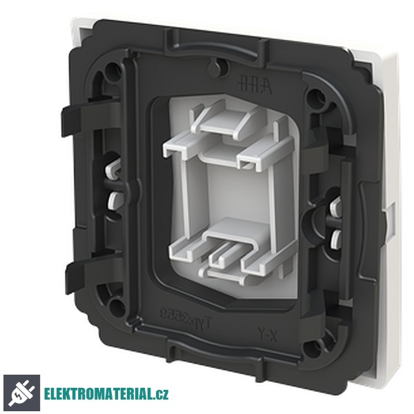 ABB 3559T-A00655 240 ZONI Kryt spínače jednoduchý s potiskem, pro řazení 2 matná bílá