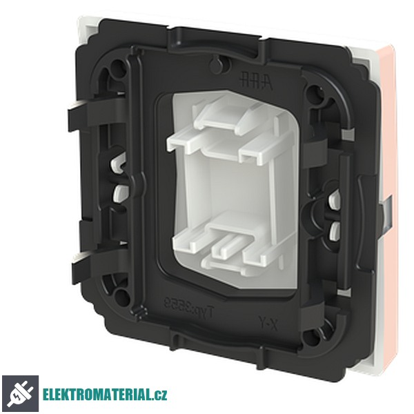 ABB 3559T-A00655 242 ZONI Kryt spínače jednoduchý s potiskem, pro řazení 2 pudrová