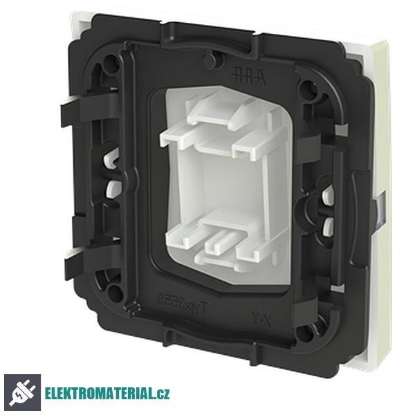 ABB 3559T-A00655 243 ZONI Kryt spínače jednoduchý s potiskem, pro řazení 2 olivová