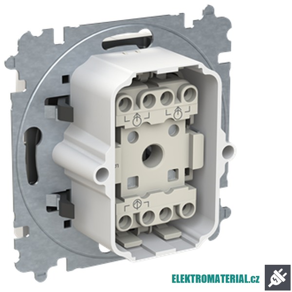 ABB 3559T-A05940 240 ZONI Přepínač sériový, s krytem, řazení 5, IP44 matná bílá