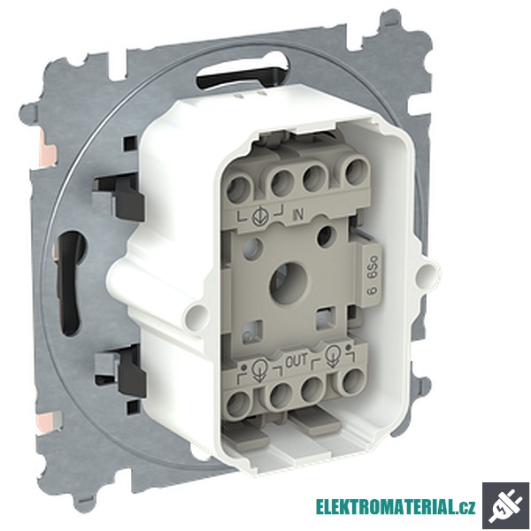 ABB 3559T-A06940 242 ZONI Přepínač střídavý, s krytem, řazení 6, IP44 pudrová