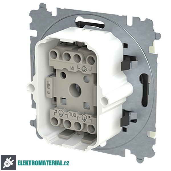 ABB 3559T-A06940 243 ZONI Přepínač střídavý, s krytem, řazení 6, IP44 olivová