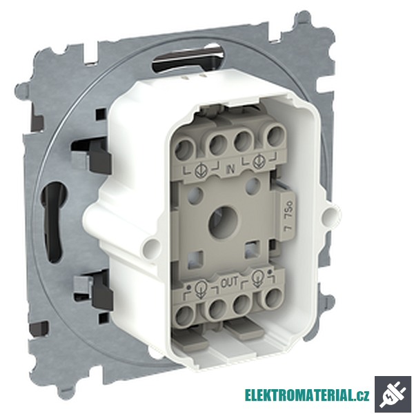 ABB 3559T-A07940 237 ZONI Přepínač křížový, s krytem, řazení 7, IP44 matná černá