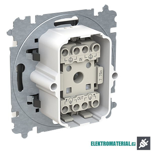 ABB 3559T-A07940 240 ZONI Přepínač křížový, s krytem, řazení 7, IP44 matná bílá