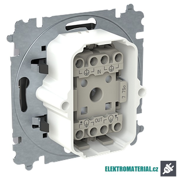 ABB 3559T-A07940 241 ZONI Přepínač křížový, s krytem, řazení 7, IP44 šedá
