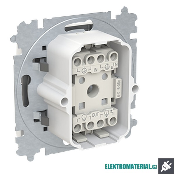 ABB 3559T-A86940 240 ZONI Ovládač přepinací, s krytem, řazení 6/0, IP44 matná bílá