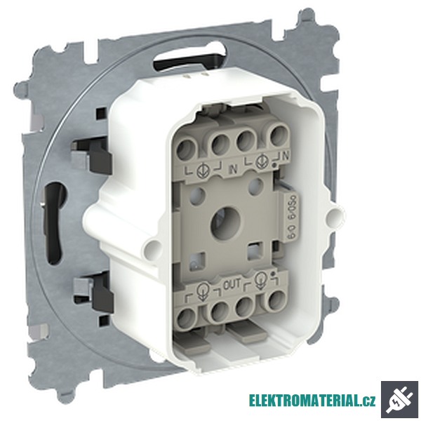 ABB 3559T-A86940 241 ZONI Ovládač přepinací, s krytem, řazení 6/0, IP44 šedá