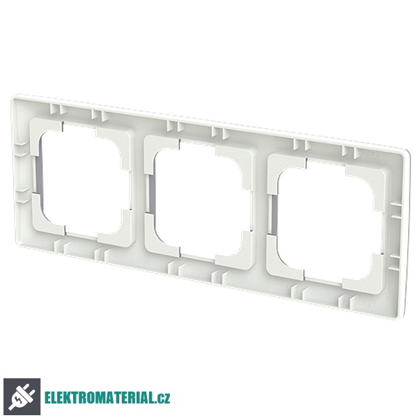 ABB 3901T-A00030 141 ZONI Rámeček trojnásobný, pro vodorovnou i svislou montáž šedá / bílá