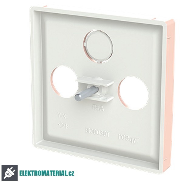 ABB 5011T-A00300 242 ZONI Kryt zásuvky televizní, rozhlasové (a satelitní) pudrová