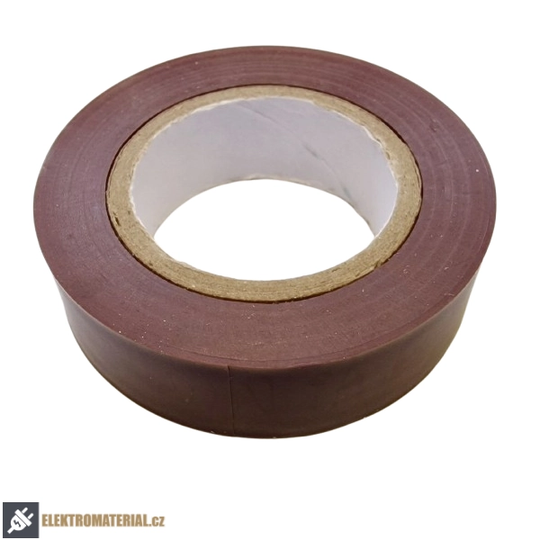 Izolační páska PVC 15x10 hnědá