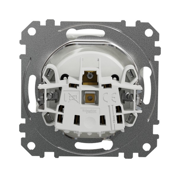 SCHNEIDER SDD111011 SEDNA Zásuvka 230V 16A clonky šroubová, bílá