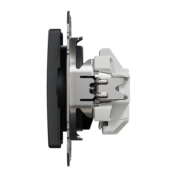 SCHNEIDER SDD114012 SEDNA Zásuvka 230V 16A clonky bezšroubová, Antracit
