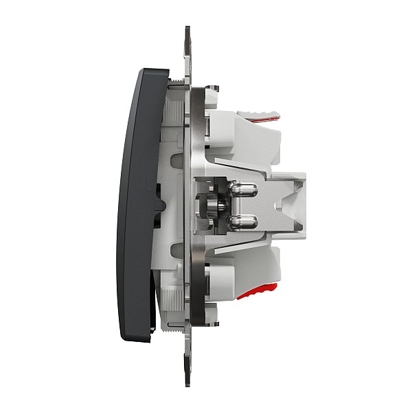 SCHNEIDER SDD114107 SEDNA Přepínač křížový ř.7, Antracit