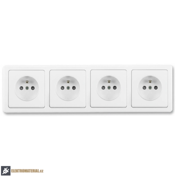 Rámeček ABB Swing 3901G-A00040 B1 čtyřnásobný bílý
