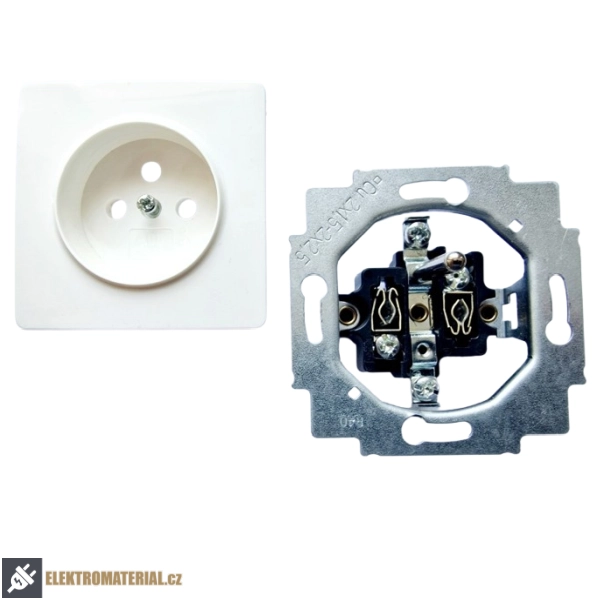 Zásuvka ABB Swing 5518G-A02349 B1 bílá
