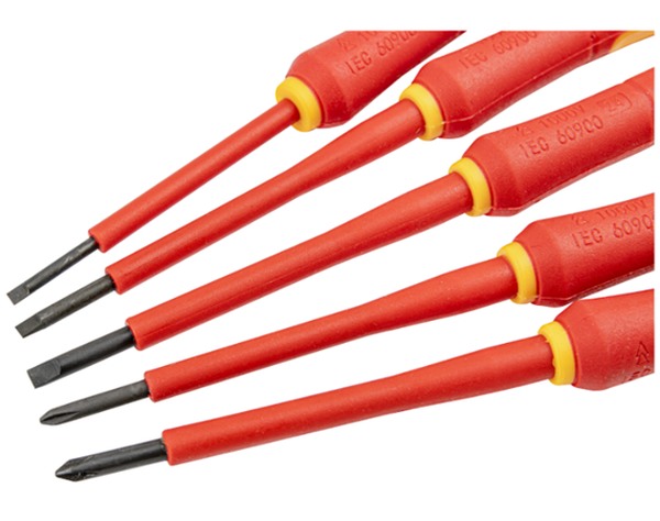 Tracon CSETP5 Sada jemných šroubováků s izolací do 1000 V AC 1000 V, 5pcs