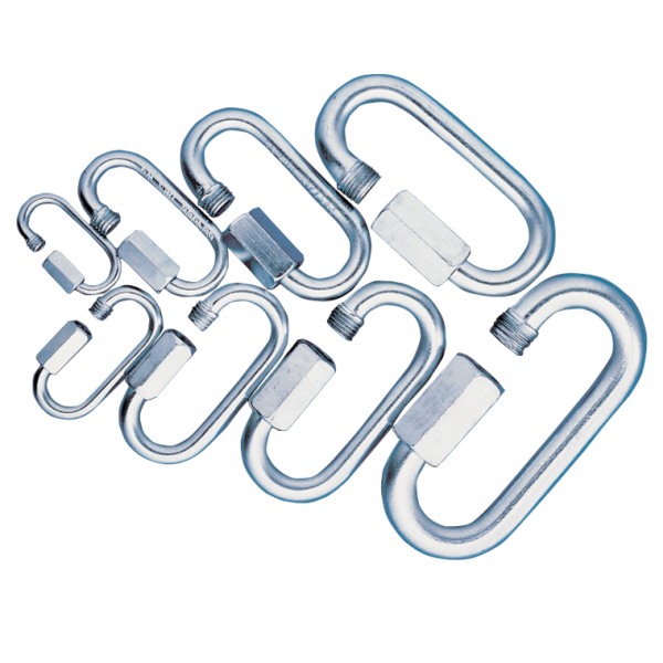 Tracon CSKARA4 Karabina se šroubem, pozinkovaná ocel d=4mm, 850N