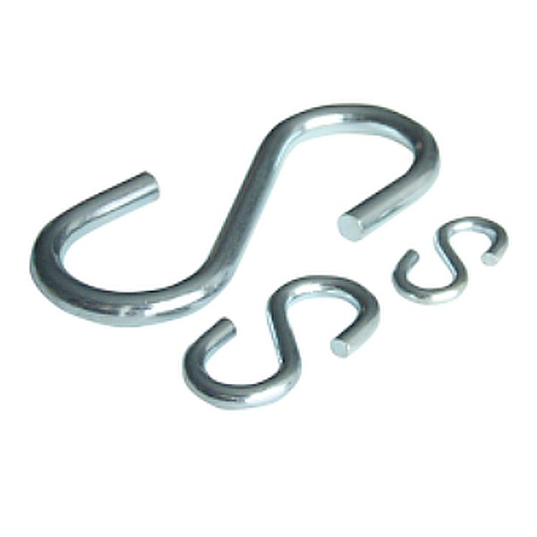 Tracon HR6-80 Hák 'S', pozinkovaná ocel 6×80mm, 1250N