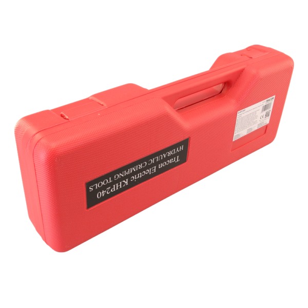 Tracon KHP240 Ruční hydraulický lis na kabelová oka, s kufrem čelistí 16-240mm2