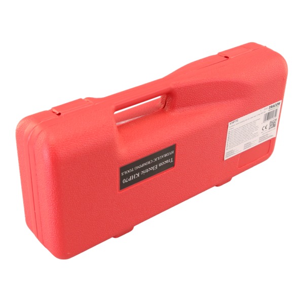 Tracon KHP70 Ruční hydraulický lis na kabelová oka, s kufrem čelistí 4-70mm2
