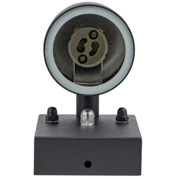 Tracon SPGU10IPFA1A Nástěnné bodové svítidlo, exterier., antracit, soumr. spín. 100-240VAC, 50Hz, 1xGU10, max.35W, 30lux, IP44