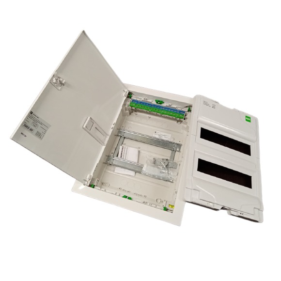 Rozvaděč pod omítku SEZ C-BOX MSF 28 s kovovými dvířky, IP30, 24+4 modulů, 478x358x94mm