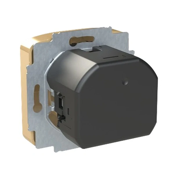 ABB 5569A-A32357 D Tango Zásuvka 1násobná s kolíkem, s clonkami, s nabíjením USB-A, USB-C, béžová