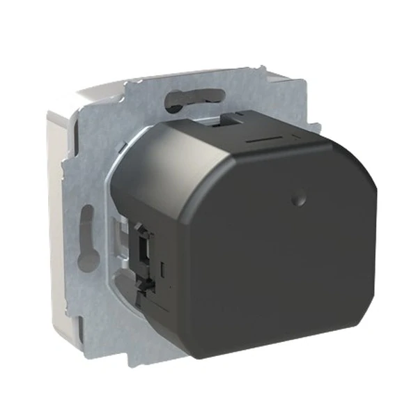 ABB 5569A-A32357 S Tango Zásuvka 1násobná s kolíkem, s clonkami, s nabíjením USB-A, USB-C, šedá