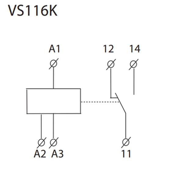 ELKO-EP 2260 VS116K/modrá Pomocné relé 1x16A přepínací, AC 230V, AC/DC 24V