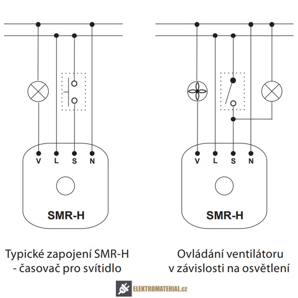ELKO-EP 2911 SMR-H/230V Super-multifunkční relé, 9 funkcí, 4-vodič,výstup triak 0-200VA