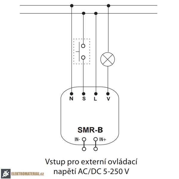 ELKO-EP 3556 SMR-B/230V Super multifunkční relé - 4vodiče, možno spínat i zářivky