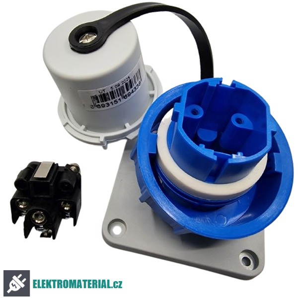 TP Electric 3101-402-0900  Vestavná přívodka, 230 V 1x16A / IP68